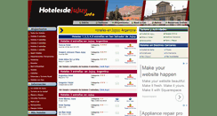 Desktop Screenshot of hotelesdejujuy.info